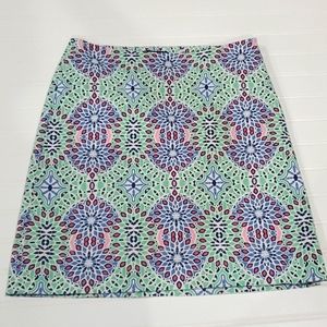 Talbots A-Line Pattern Skirt